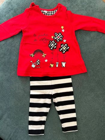 Très bel ensemble 6 mois