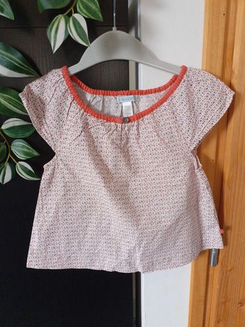Tee-shirt tunique MC fille 18 mois - Obaibi