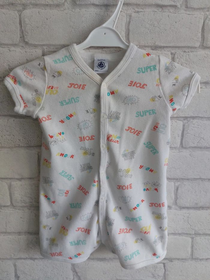 Barboteuse Petit Bateau taille 6 mois