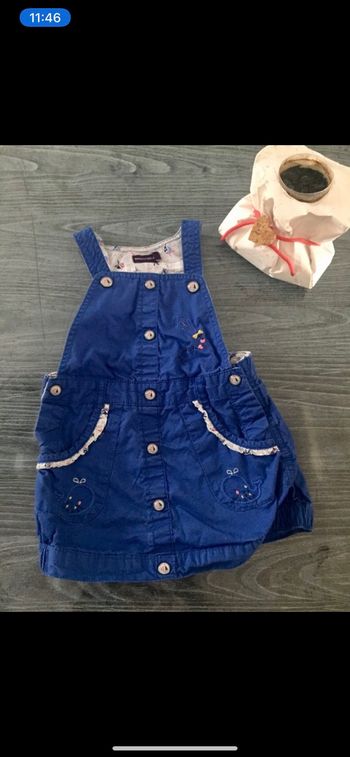 Ensemble Robe sergent-major et t shirt 12 mis tbe