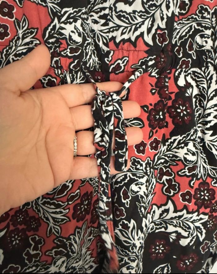 Combi short noir fleurs 🌸 H&M taille M ou 38 - photo numéro 6