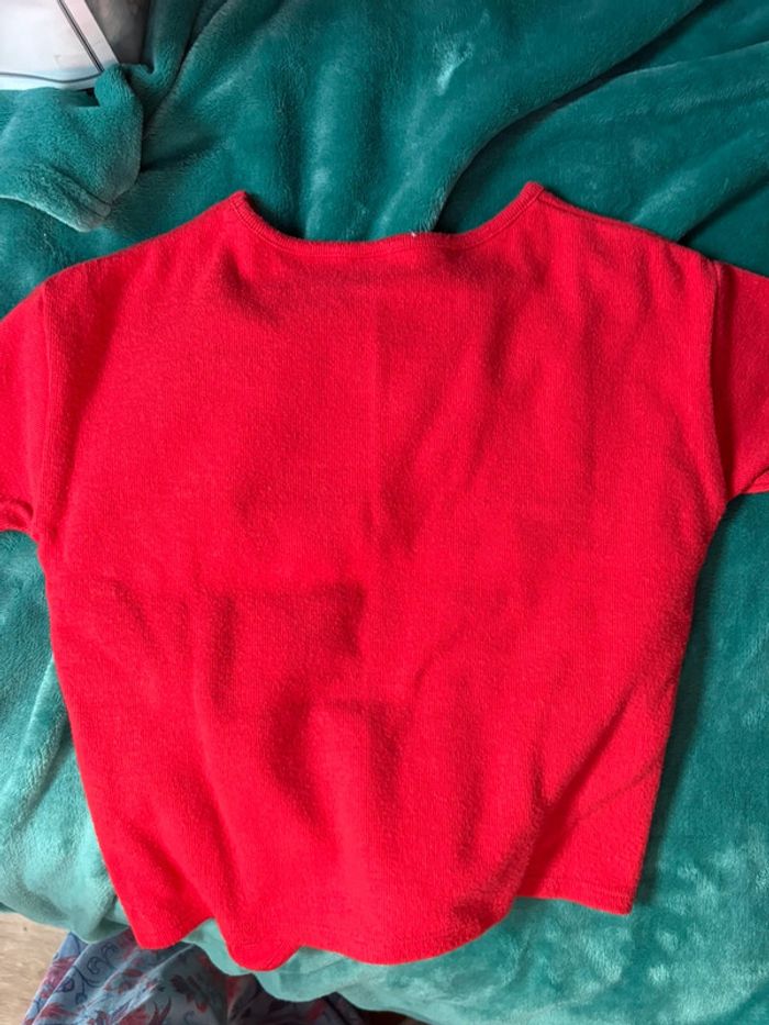 Pull rouge 8 ans - photo numéro 5