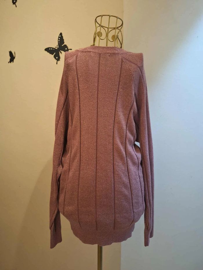 Pull rose & mailles scintillantes- Sweewe - photo numéro 4