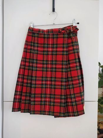 Jupe imprimé Tartan vintage enfant neuve