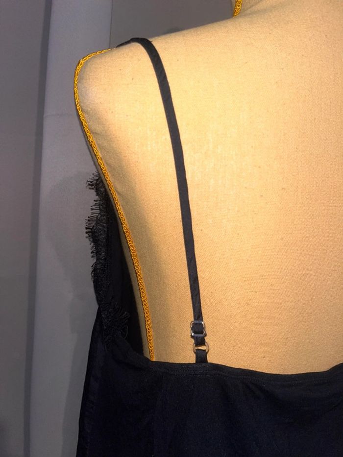 Debardeur bi matiere gémo noir XL - photo numéro 4