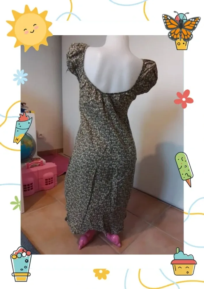 Robe liberty verte - photo numéro 3