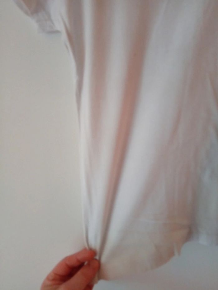 Tee-shirt manches courtes blanc.  Zeeman 11 ans - photo numéro 6