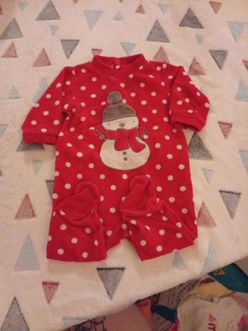 Pyjama bonhomme de neige