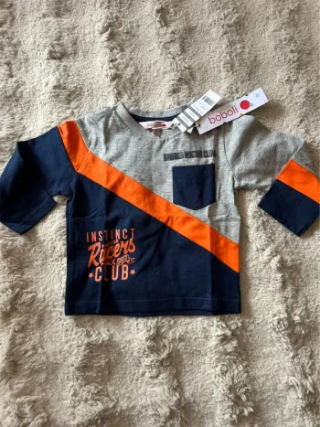 Joli t-shirt longue manche garçon 12 mois