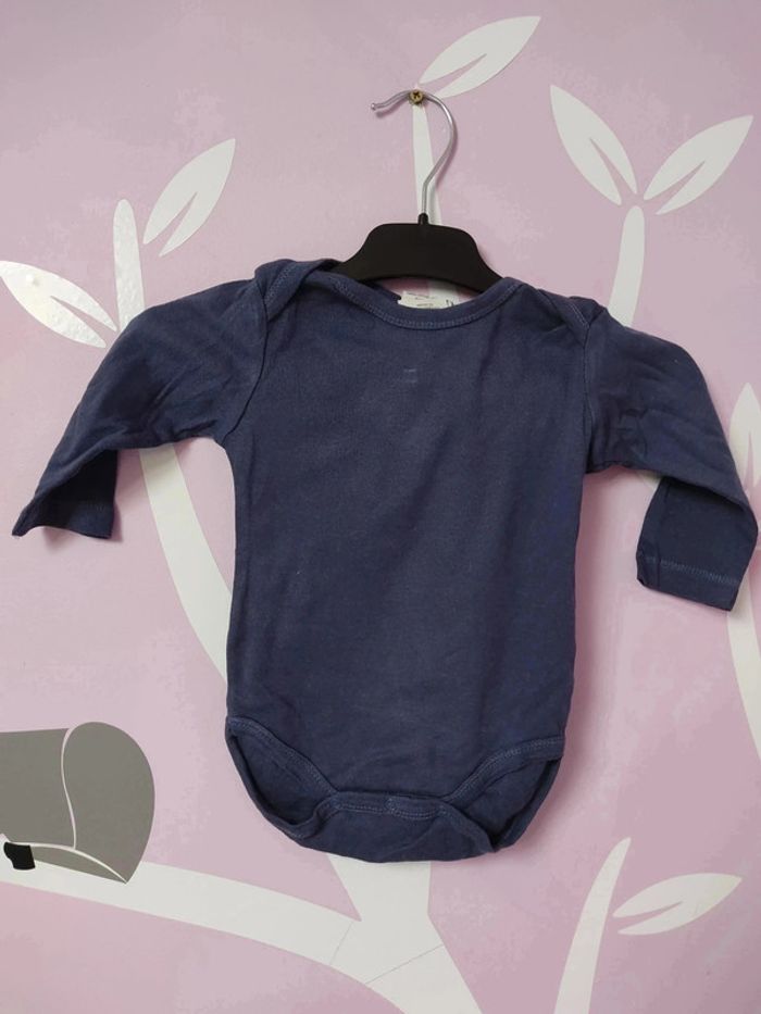 Lot de 4 body manches longues, taille 6 mois - photo numéro 2