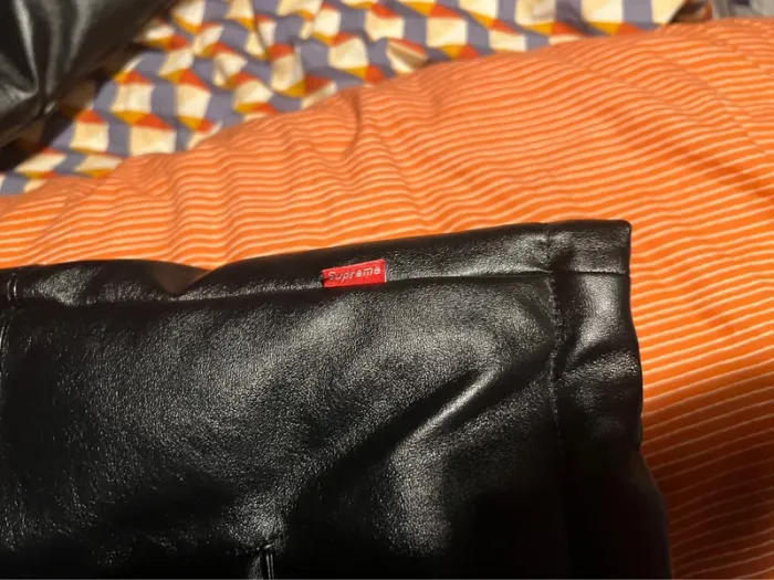 Blouson North Face&supreme officiel cuir souple édition limitée rare - photo numéro 7