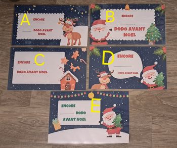 Affiche effaçable Noel