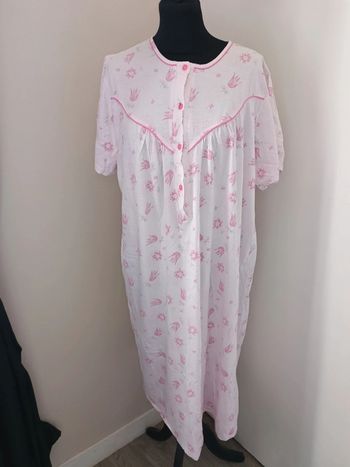 Chemise de nuit fleurie 42