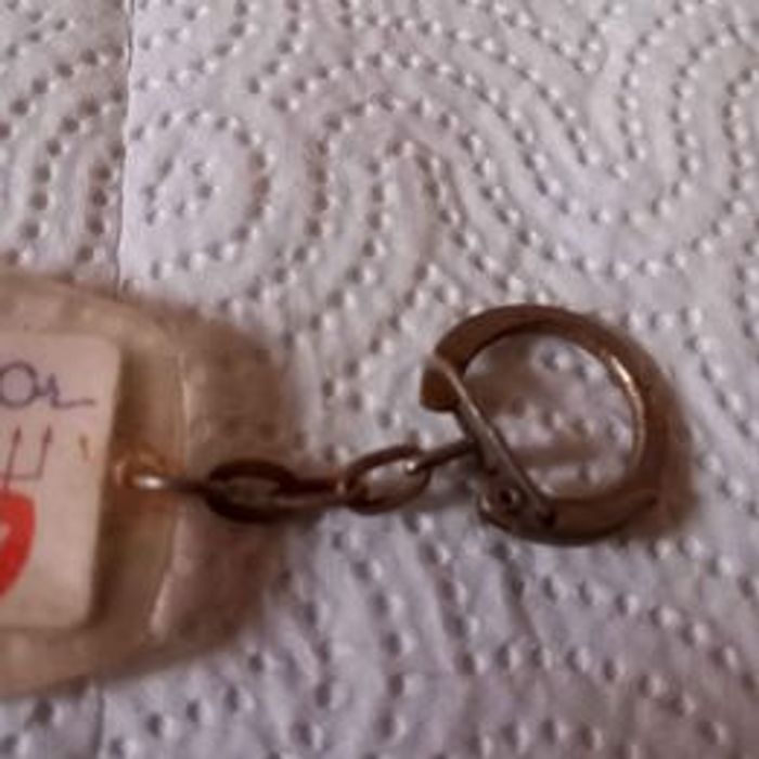 Ancien porte clé bouquet d'or - photo numéro 2