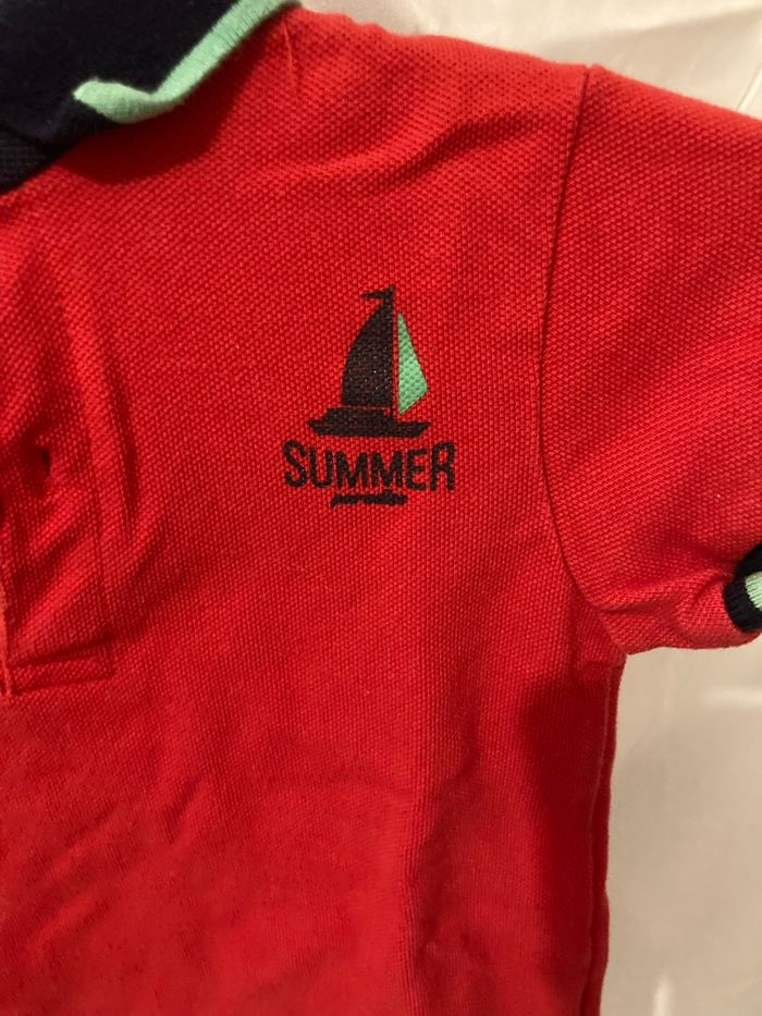 Polo Babybol rouge 18 mois parfait été - photo numéro 2