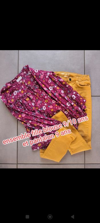 Ensemble fille 9/10 ans