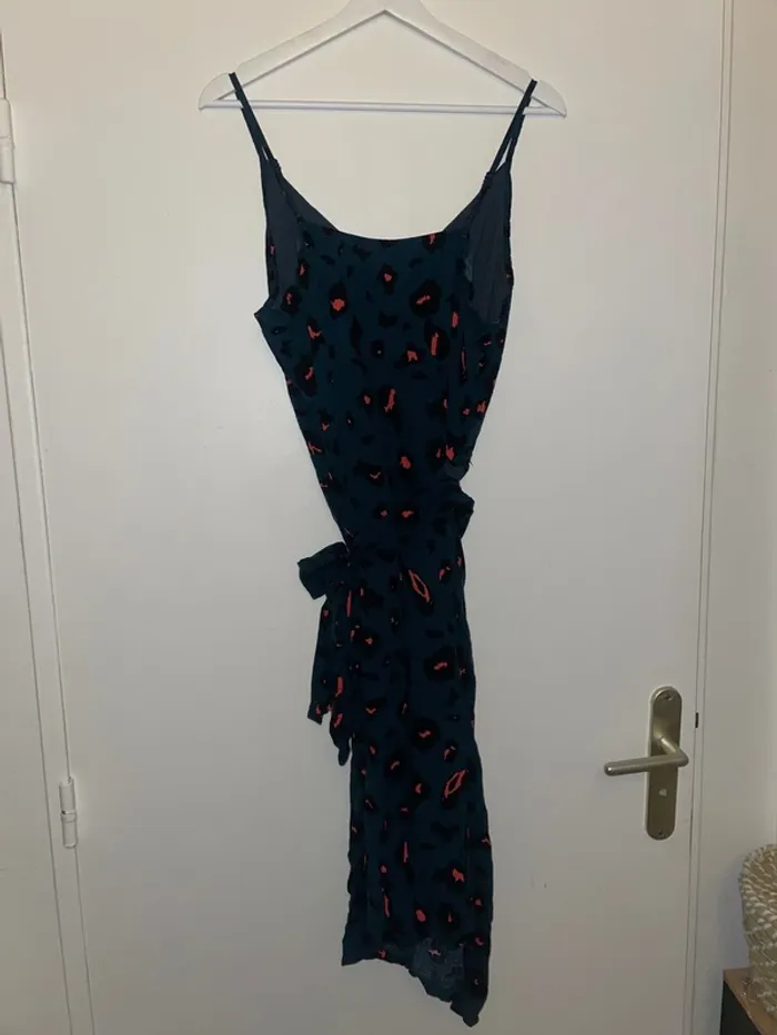 Robe léopard bleu Shein XL - photo numéro 3
