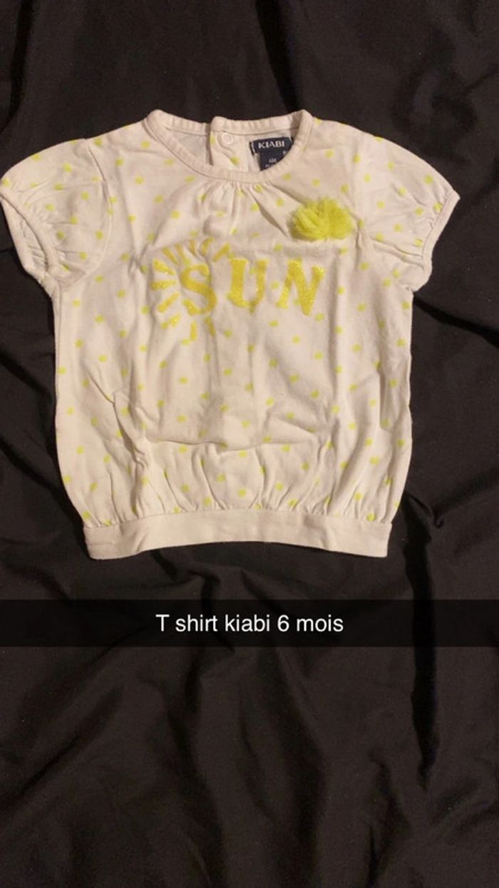 T shirt manche court kiabi 6 mois