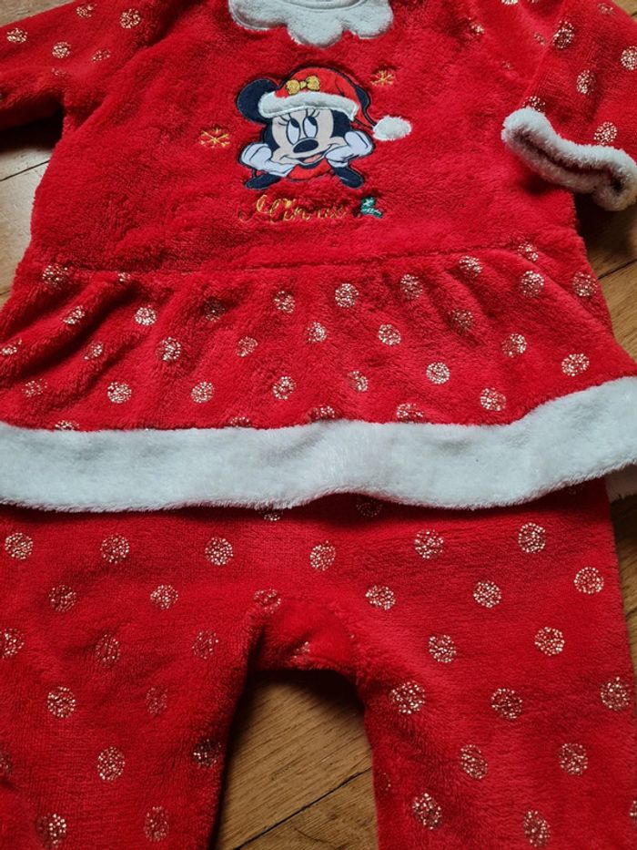 Pyjama Noël fille minnie 9 mois disney - photo numéro 2