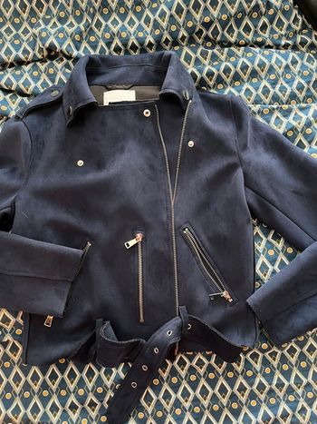 Veste effet suédine Mango