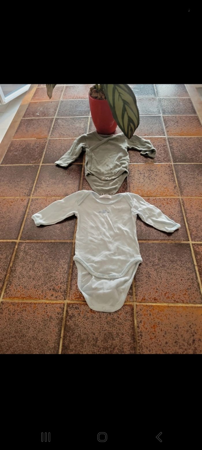 Lot 2 bodies manches longues - photo numéro 3