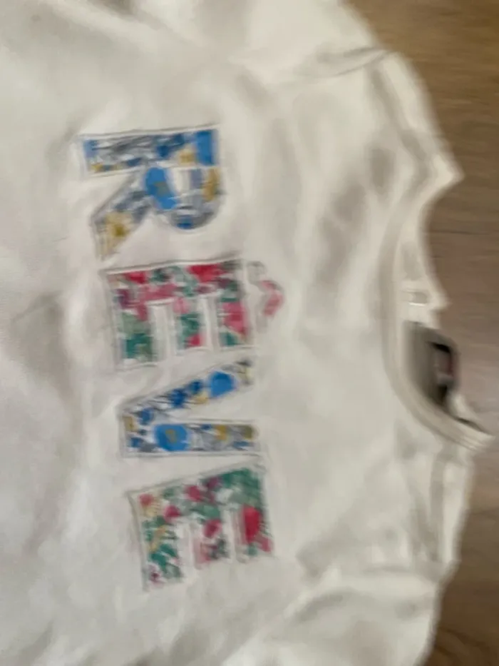 T-shirt manches courtes trois ans, liberty, rêve - photo numéro 5