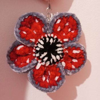 Stranger Things : porte-clés démogorgon au crochet