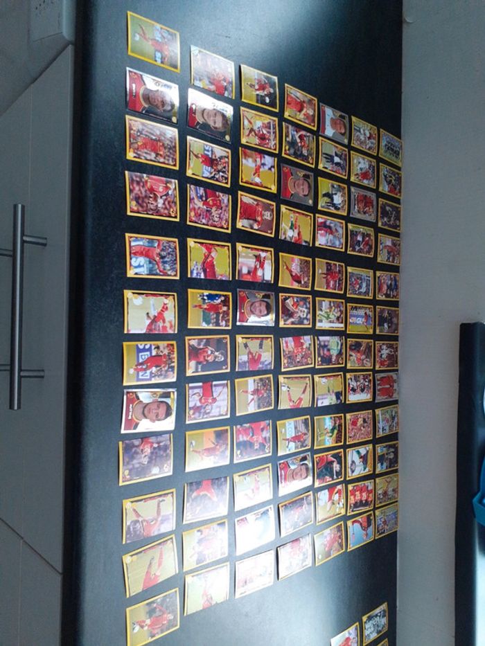 Lot de 104 stickers différents des Diables Rouges .Brazil 2014 - photo numéro 4