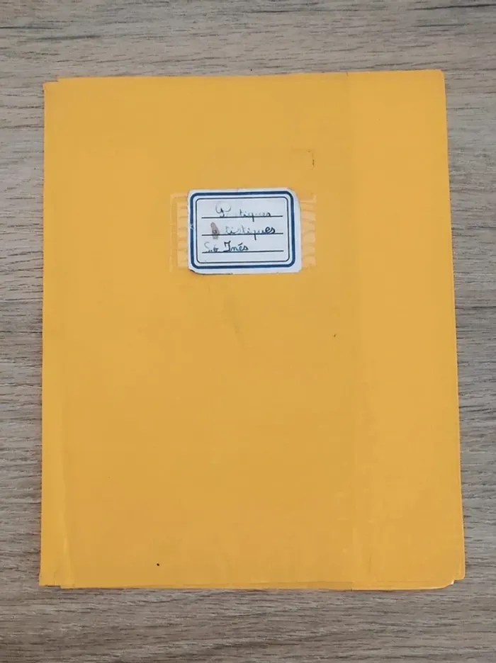 Lot 4 protège-cahier rouge noir jaune vert - 17x22cm - photo numéro 5