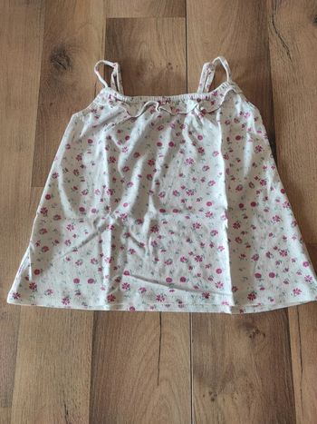 Tee-shirt bretelles 4 ans Tape à l'oeil en TBE