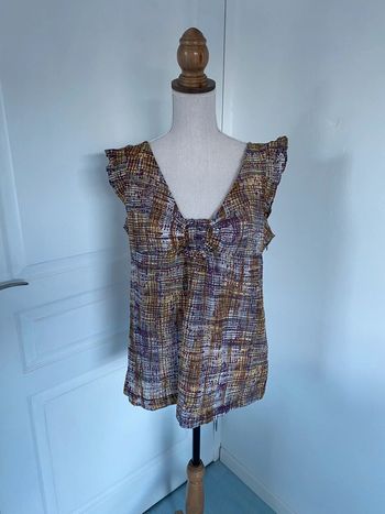 Top jaune et violet shyde taille 3
