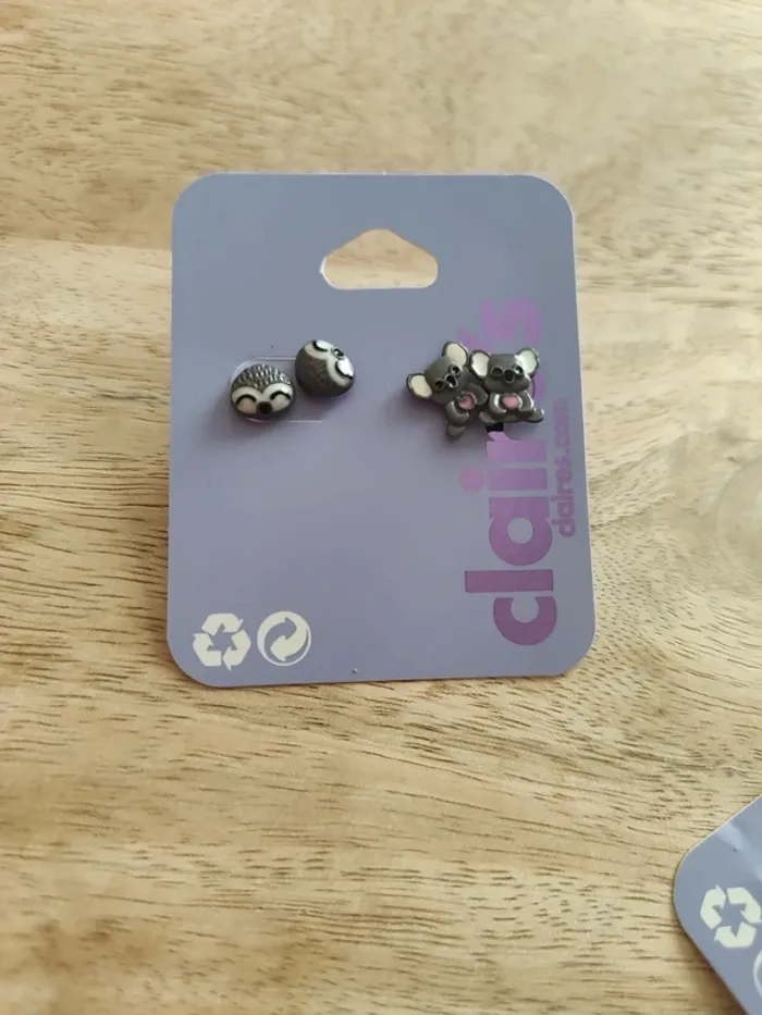 Lot de 10 boucles oreilles Claire's - photo numéro 3