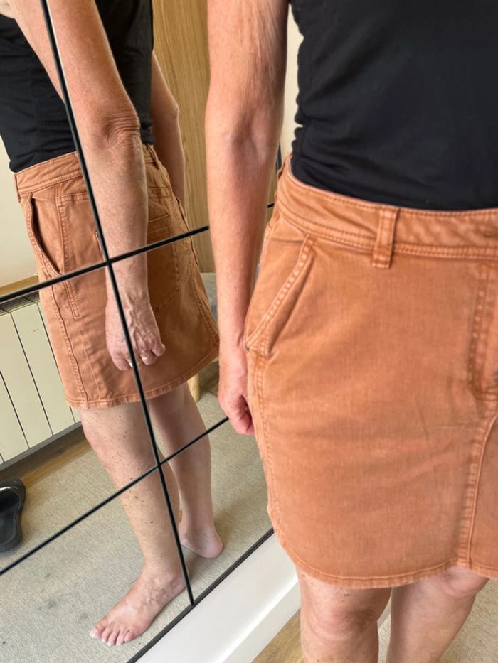 Jupe courte en jeans marque EDC since 98 - photo numéro 4