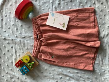 short taille élastique et lien de serrage tex 11/12 ans 