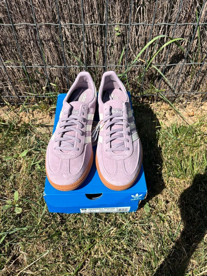Baskets Femme Basses adidas Handball Spezial Lila Violet - Taille 38 2/3 - photo numéro 7