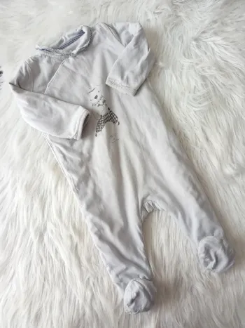 Pyjama gris 9 mois -71cm