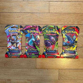 Artset Pokémon Flammes Fantasmagoriques – 4 blisters carton scellés FR