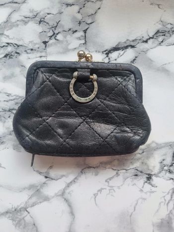 Porte monnaie made in France cuir vintage