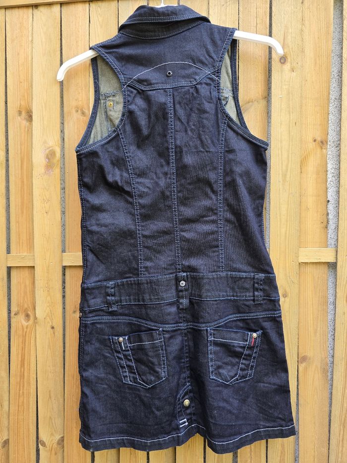 Robe cargo taille basse jeans brut 🍒vintage y2k 2000🍒taille unique voir mesures descriptif - photo numéro 7