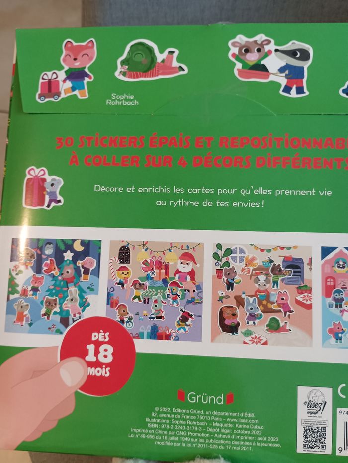 Stickers épais vive noël neuf - photo numéro 2
