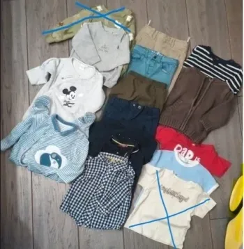 Lot vêtements bébé garçon – 12 mois – 14 pièces