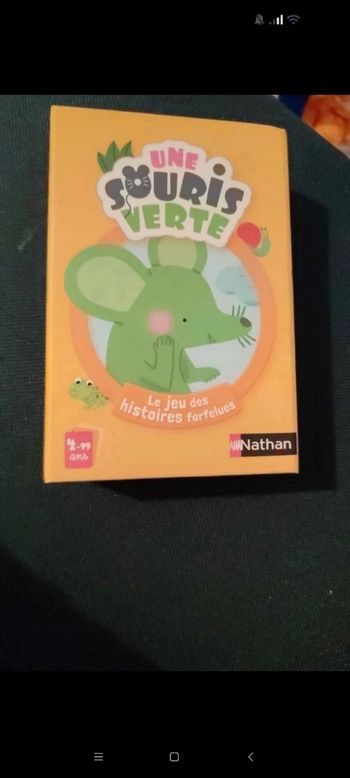 Jeu  une  souris verte