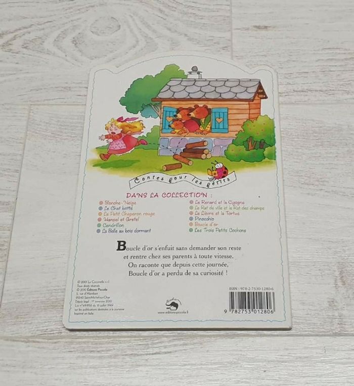 Livre Boucle d'or et les trois Ours - photo numéro 3