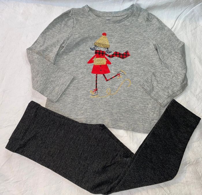 lot tshirt Gap + legging Monoprix 3 ans