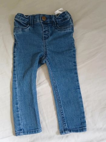 Jean slim fille 12 mois