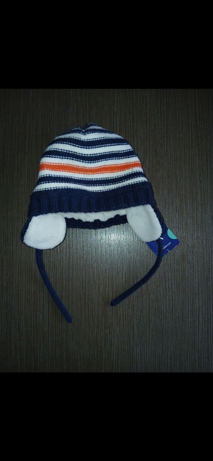 Bonnet bebe chaud okaidi garçon 3 mois