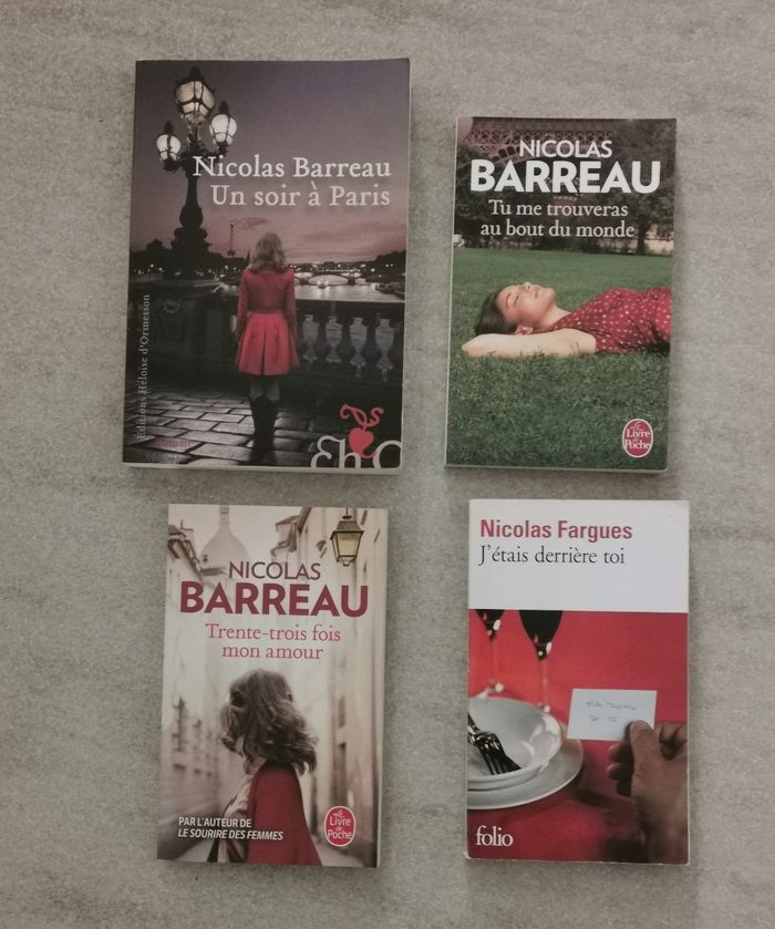 Nicolas Barreau - 3 romans dont Tu me trouveras au bout du monde