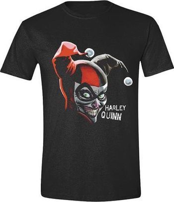 DC Comics - Harley Quinn Smile Men T-Shirt  noir Taille Medium