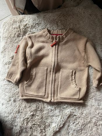 Gilet épais beige