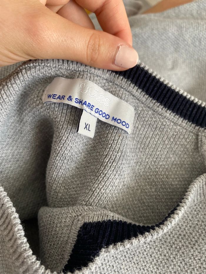 Pull gris Jules XL - photo numéro 2